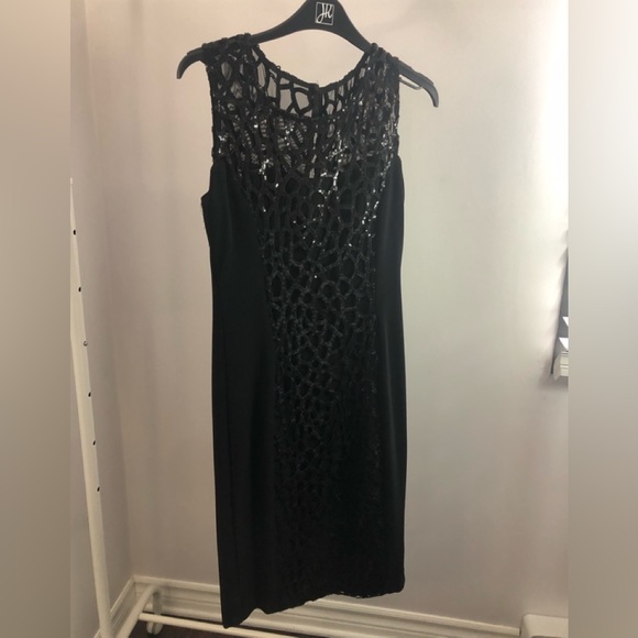Joseph Ribkoff maxi black dress size 8 - Picture 2 of 7